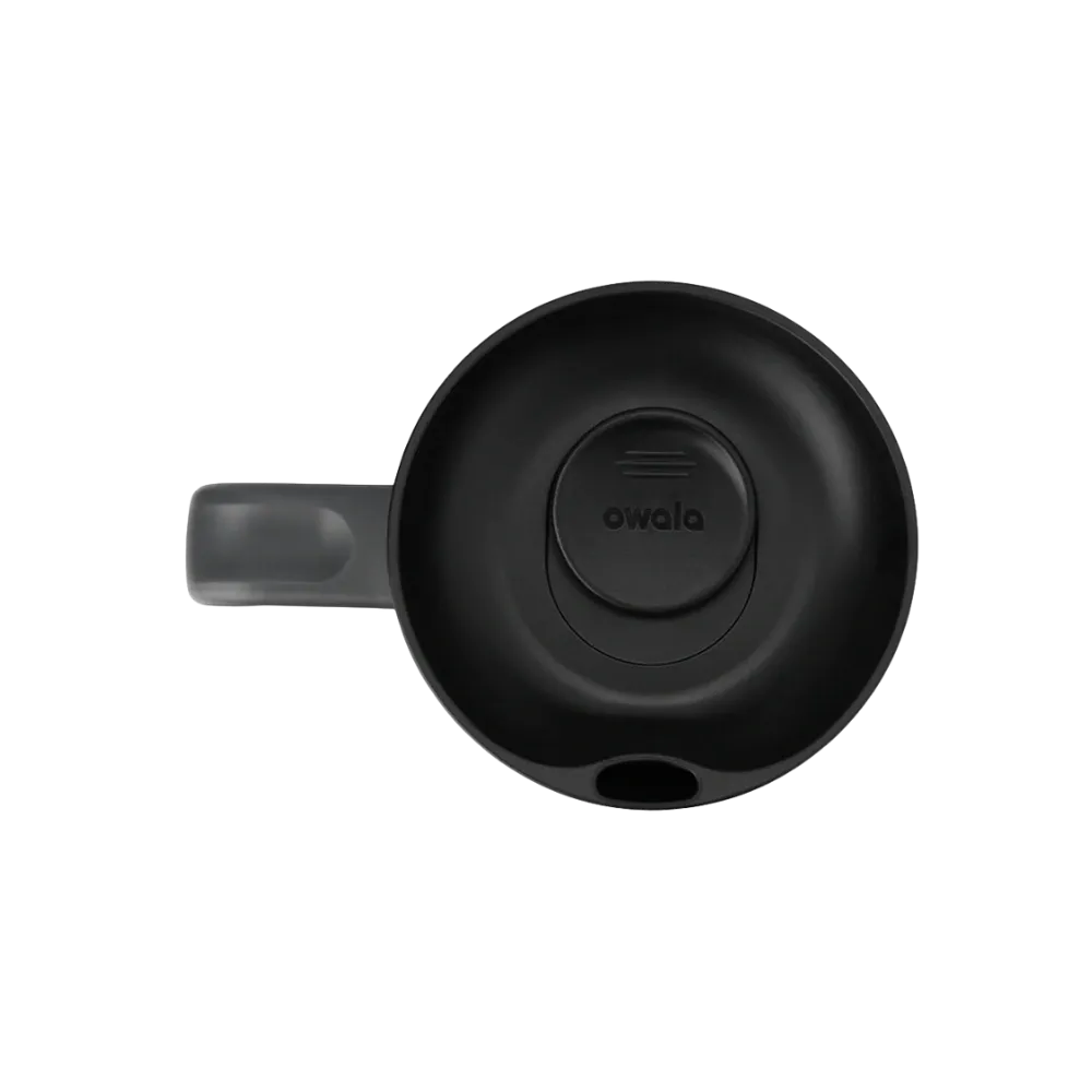 Owala Smoothsip-Slider-With-Handle 12oz "Very, Very Dark"