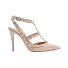 Valentino Patent Rockstud Caged Pump 100mm Poudre