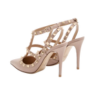 Valentino Rockstud Ankle Strap Pump 100mm Poudre