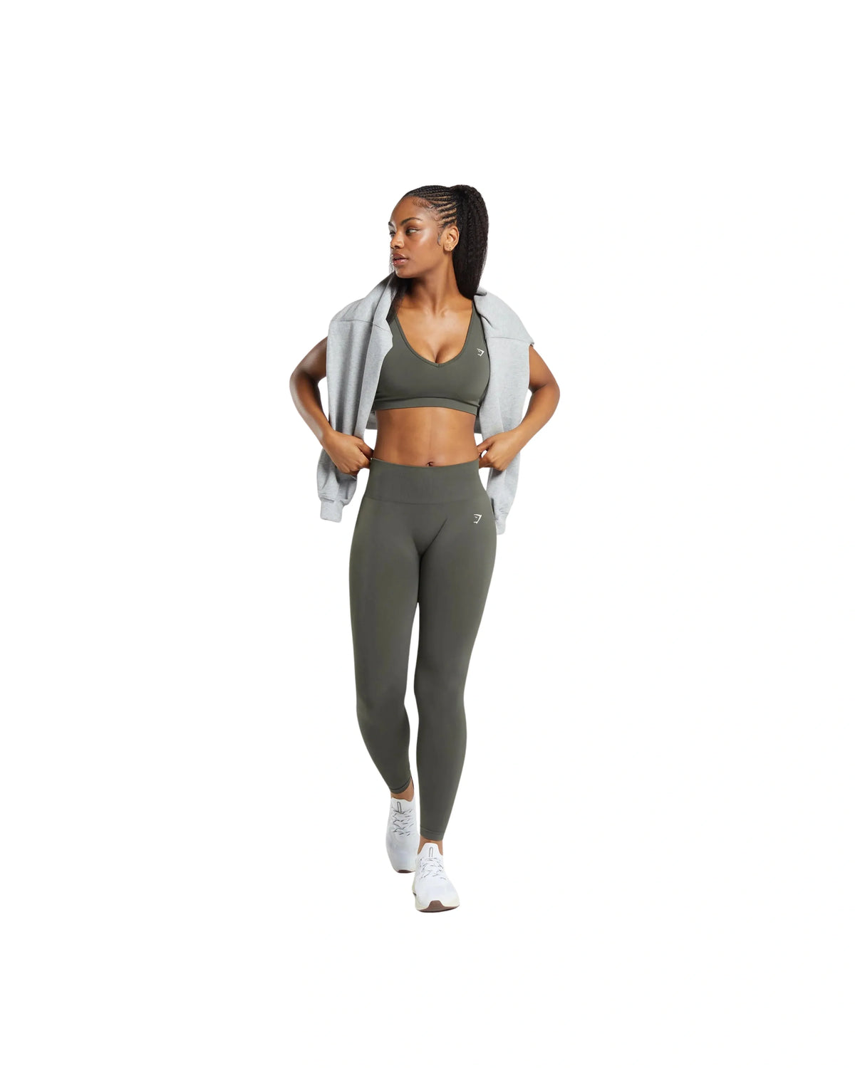 Gymshark Everyday Seamless Leggings Strength Green