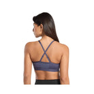 Gymshark Ruched Sports Bra - Medium Support Weighted Purple