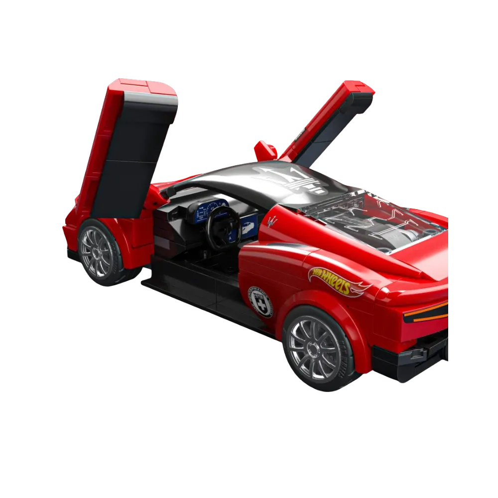 Mattel Brick Shop Hot Wheels Maserati MC20 Building Set