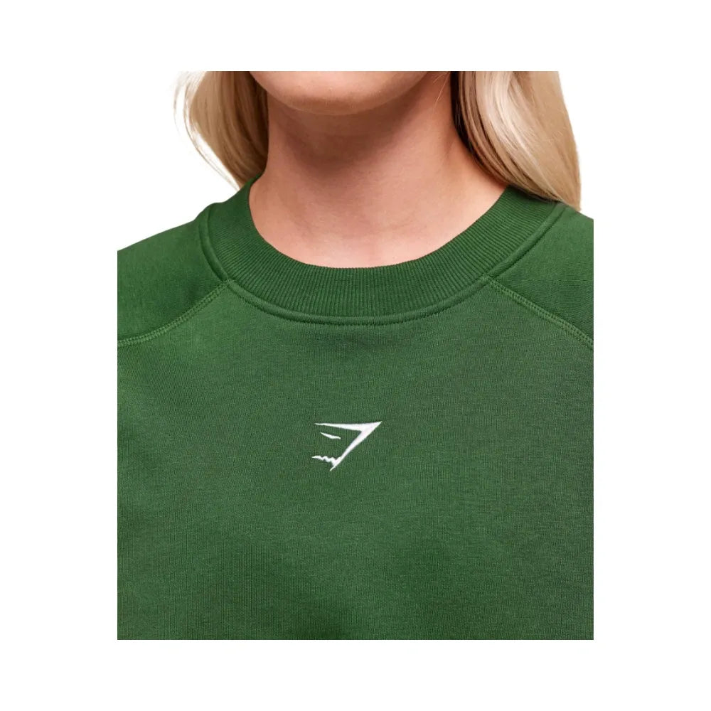 Gymshark Training Oversized Fleece Sweatshirt Athletic Green