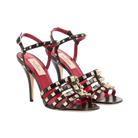 Valentino Rockstud Kidskin Sandal 100mm Black