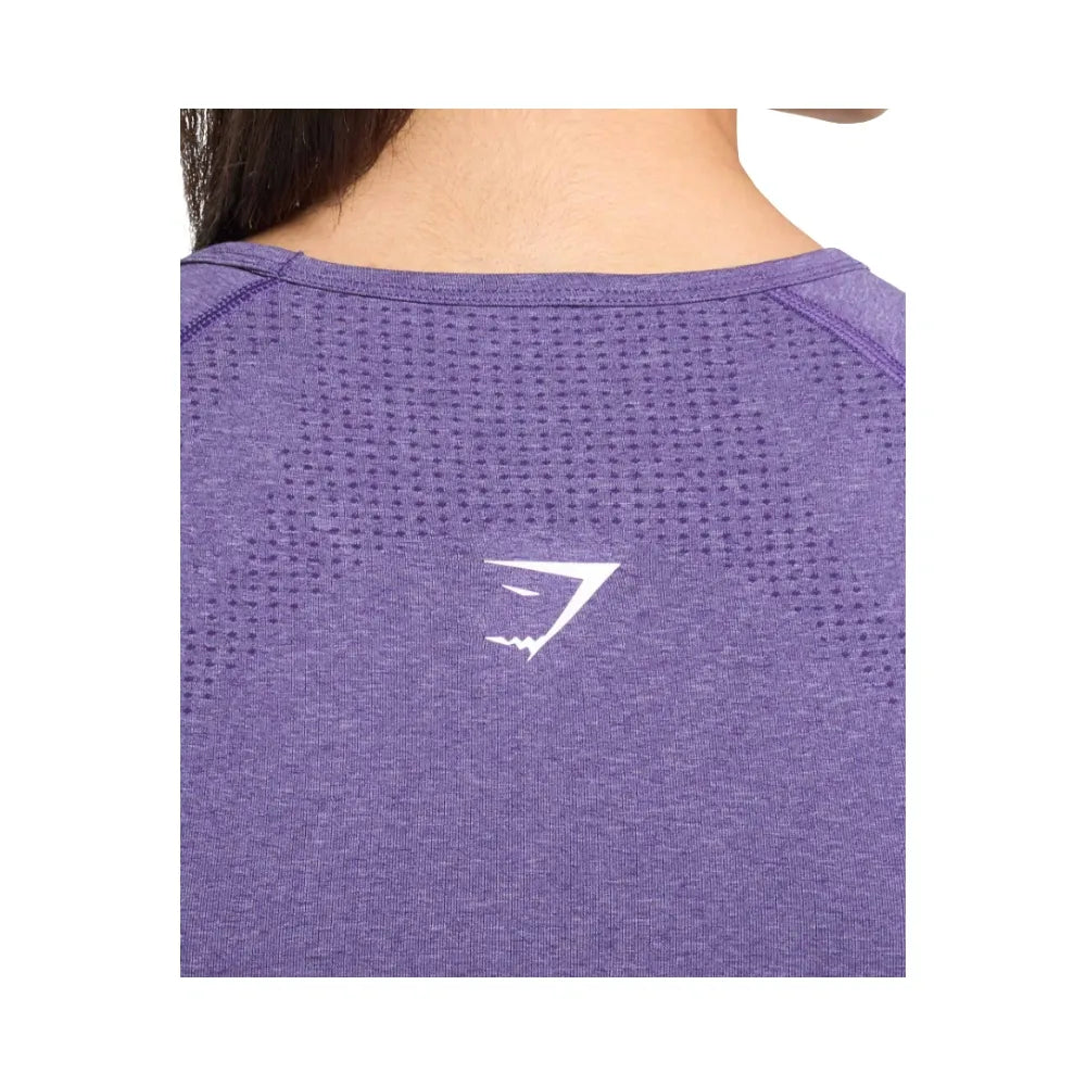 Gymshark Vital Scoop Neck Top Functional Purple Marl