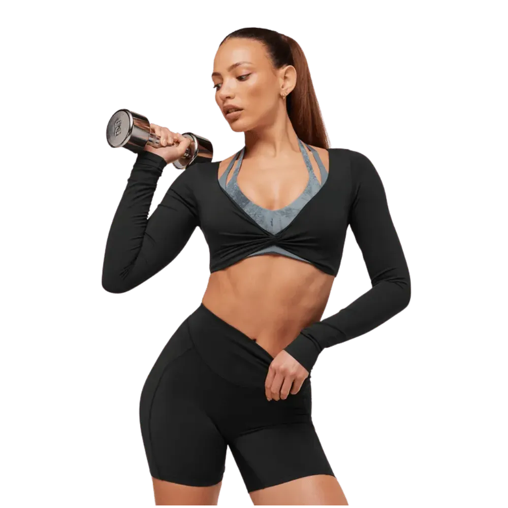 Gymshark Lifting Dipped Waistband Short Black
