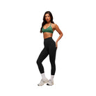 Gymshark Minimal Halterneck Sports Bra - Light Support Lift Green