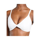 Gymshark Twist Front Bralette - Light Support White