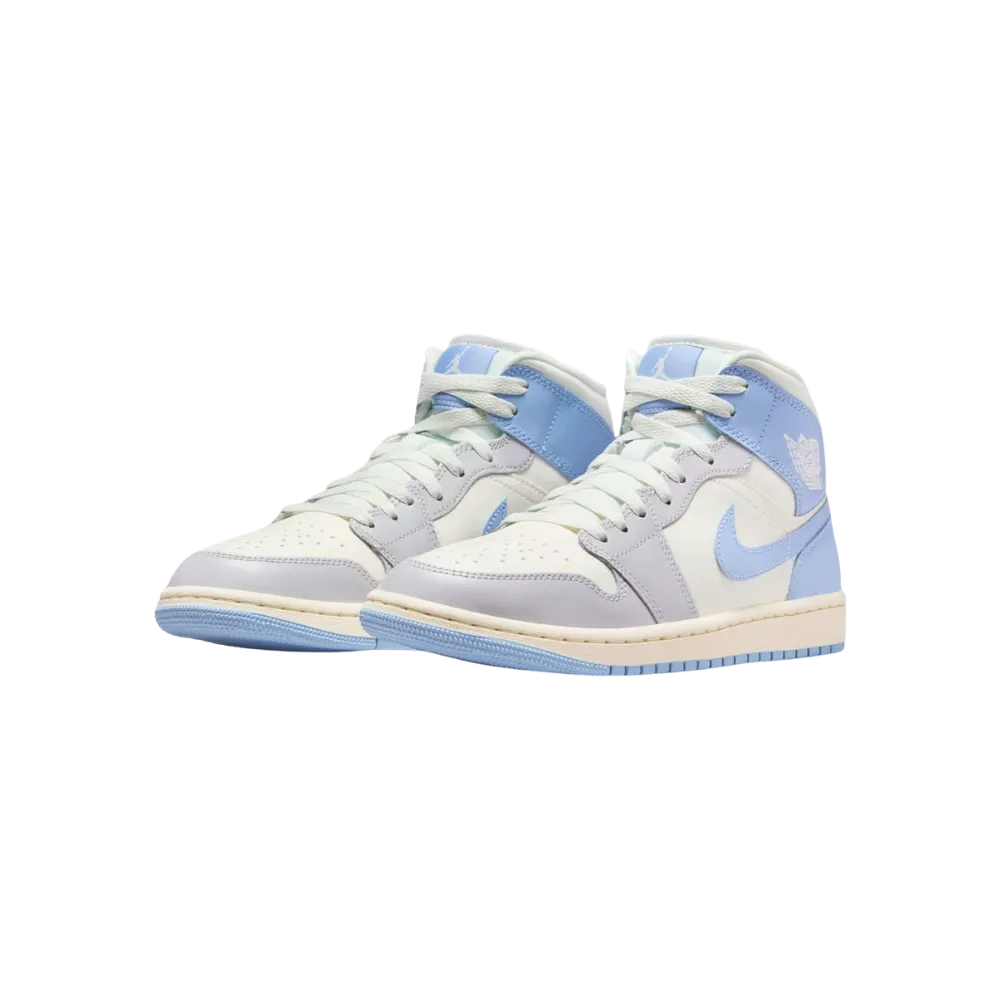 Air Jordan 1 Mid 'Psychic Blue Sail Coconut Milk'
