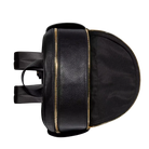Coach Court Backpack Pebbled Leather Black