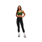 Gymshark Ruched Sports Bra - Medium Support Athletic Green