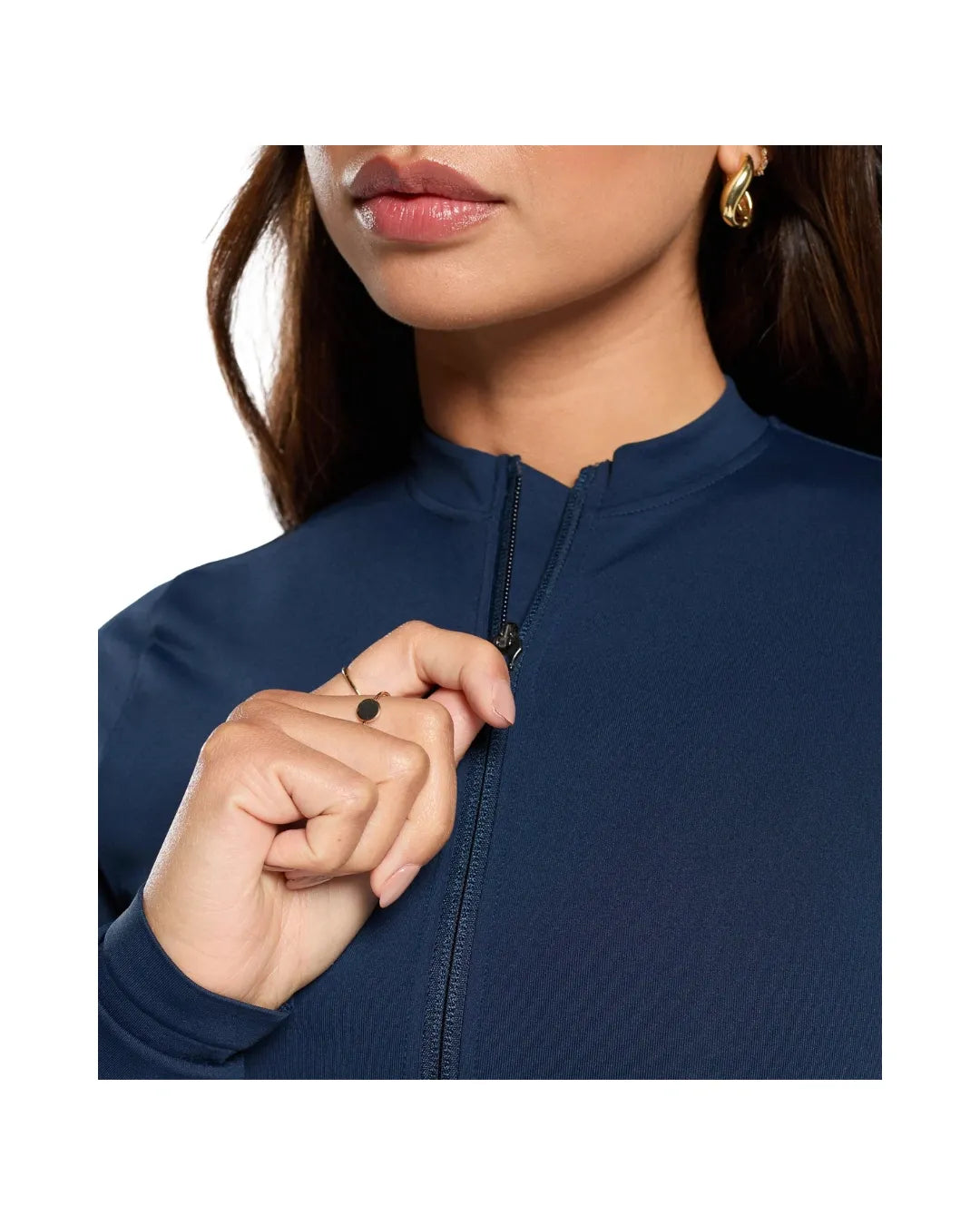 Gymshark Everyday Seamless Zip Tracktop Navy