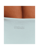 Gymshark Everywear Warp Knit Flare Leggings slim fit Frost Blue