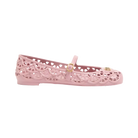 Valentino Ondette Rubber Ballerina With Scallop Pattern 05mm Pink