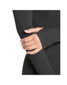 Gymshark Vital Long Sleeve Cut Out Top Black Marl