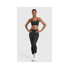 Gymshark Ruched Sports Bra - Medium Support Black