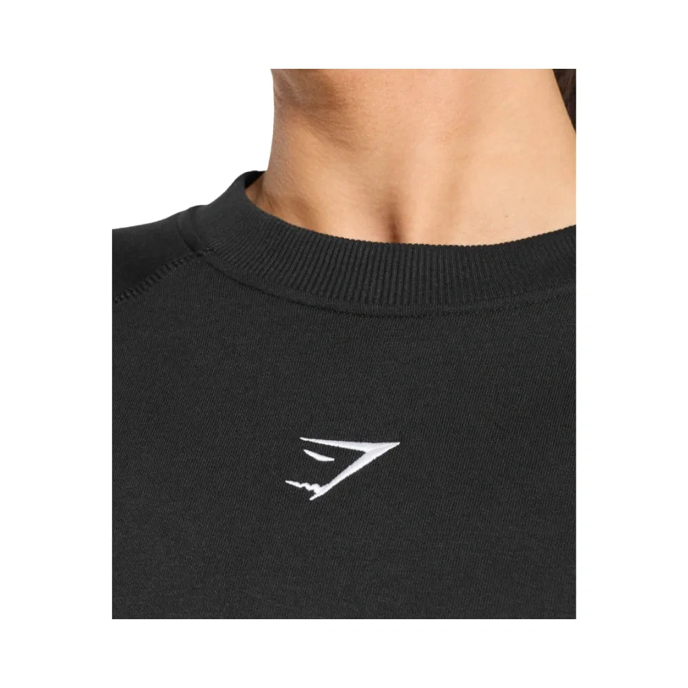 Gymshark Training Oversized Fleece Sweatshirt Black
