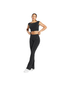 Gymshark Luxe Seamless Flare Leggings Coal Marl