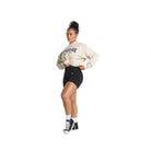 Gymshark Lifting Essentials Graphic Brushed Oversized Sweatshirt Oat White