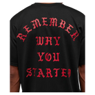 Gymshark Remember Why You Started T-Shirt Oversized Fit Black