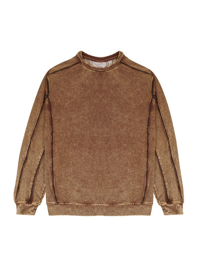 WASHED TOBACCO SWEATSHIRT