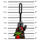 Lego The Mandalorian with Grogu Holiday Bag Tag