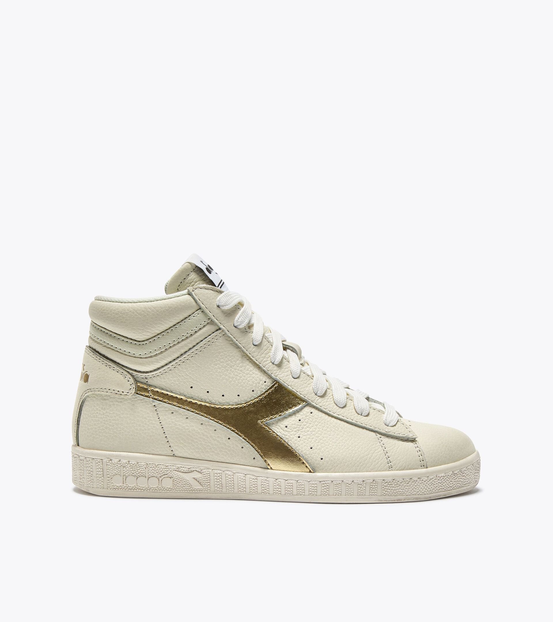 Diadora Game L High Waxed Metal Wn White/Gold
