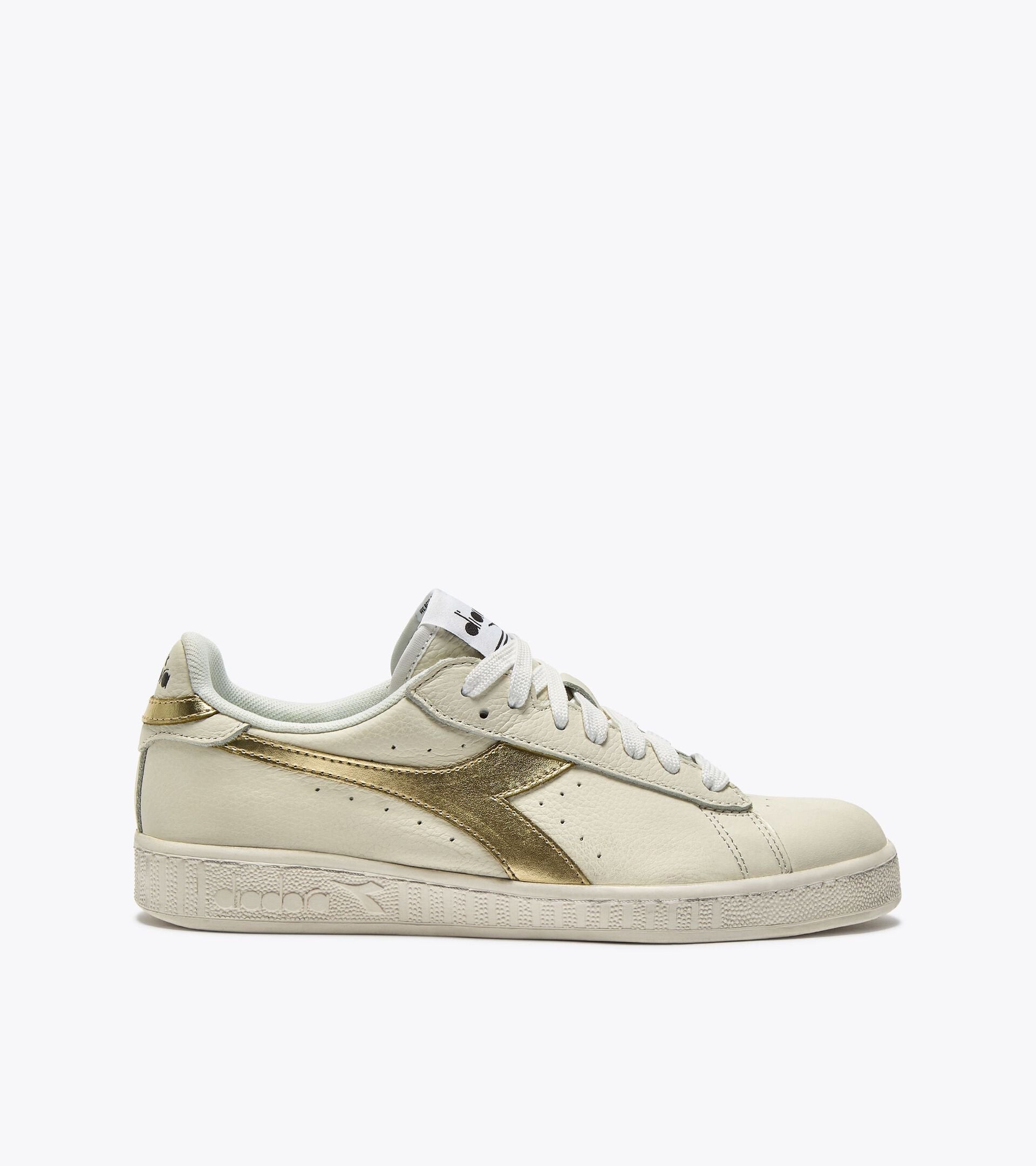 Diadora Game L Low Waxed Metal Wn White/Gold