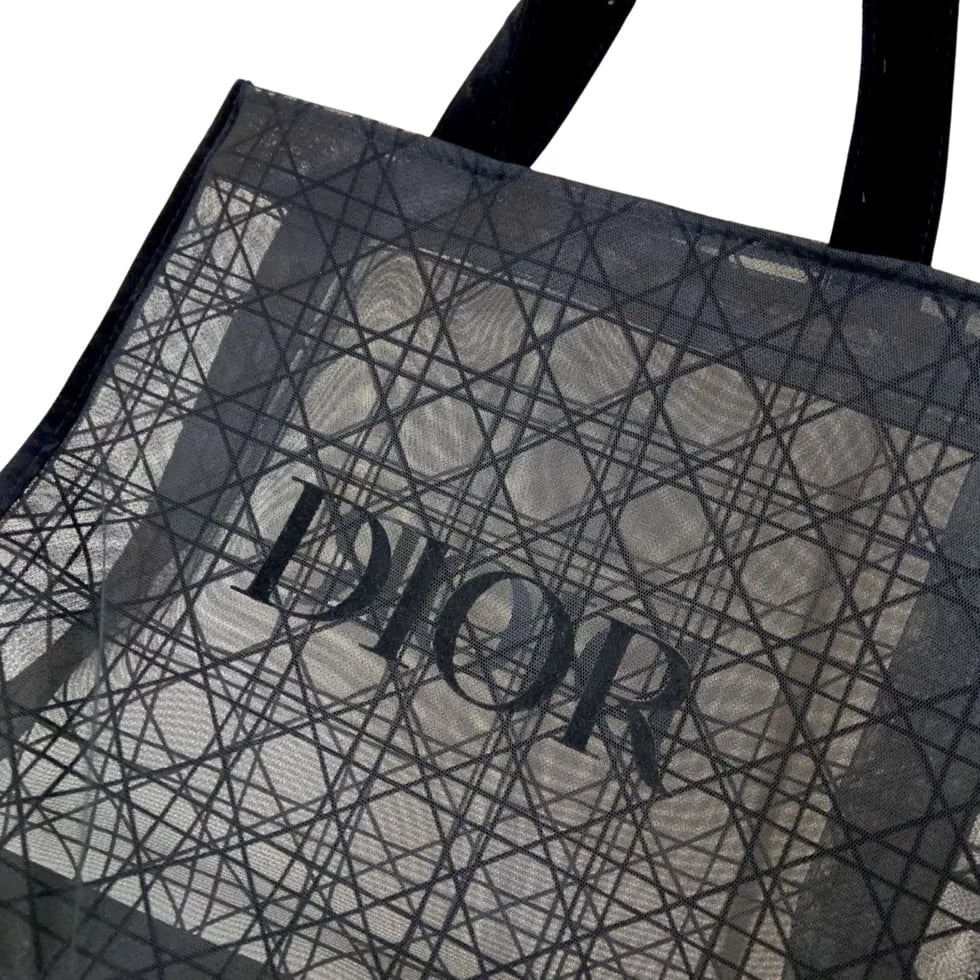 Dior Mesh Tote Bag - Black