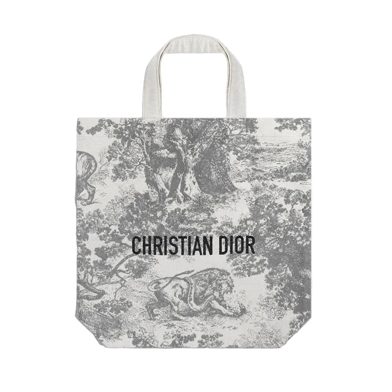 Christian Dior Exclusive Fabric Tote Bag Grey