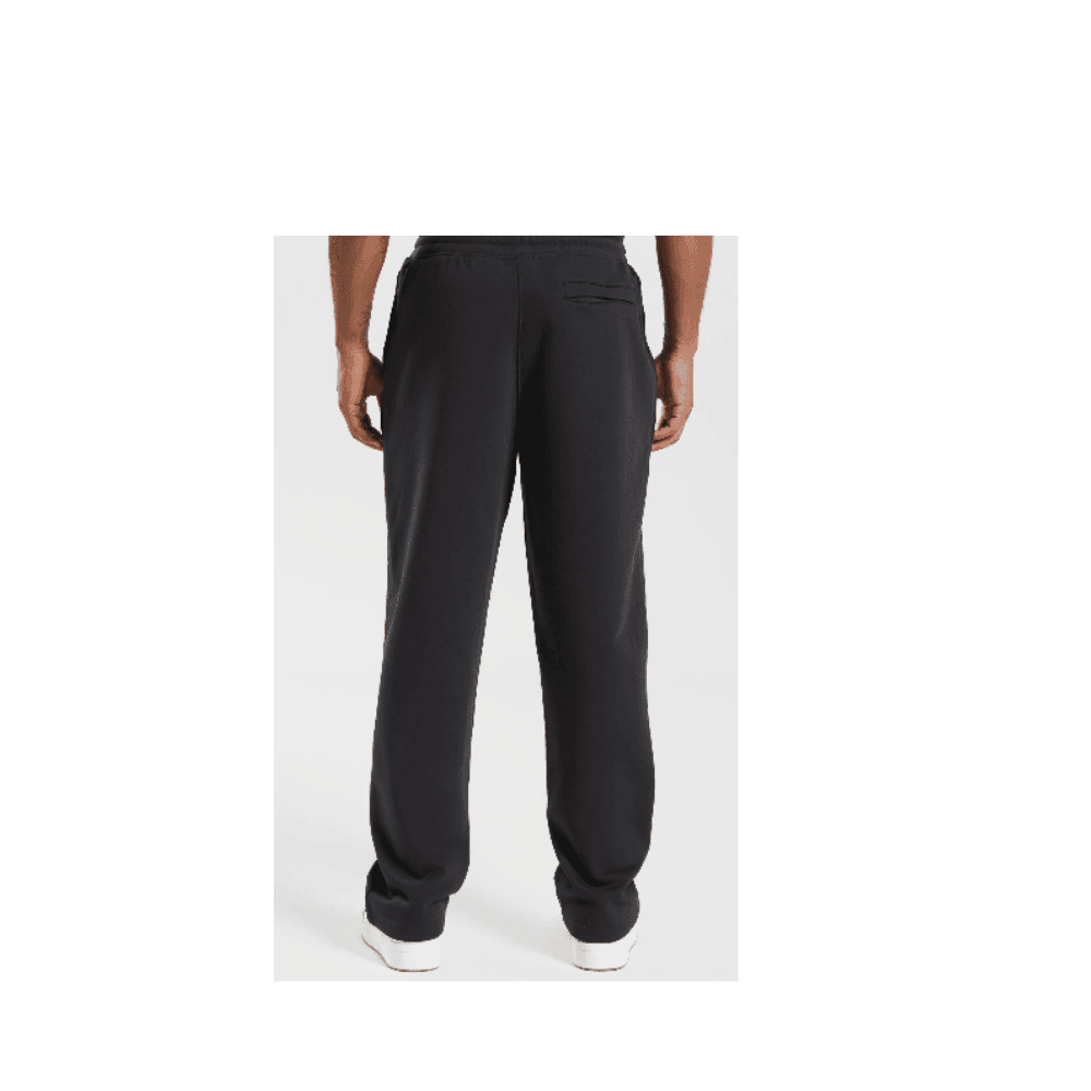 Gymshark Crest Straight Leg Joggers Black