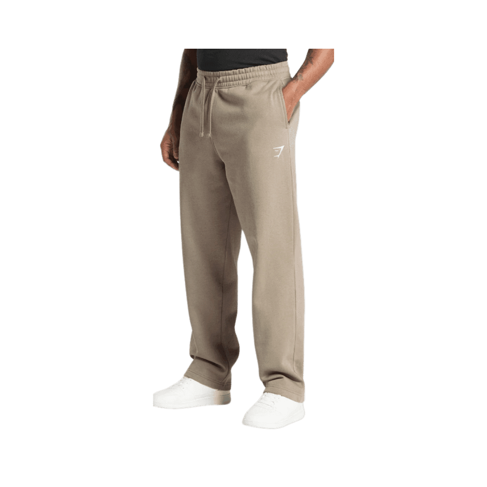 Gymshark Crest Straight Leg Joggers Lifestyle Brown