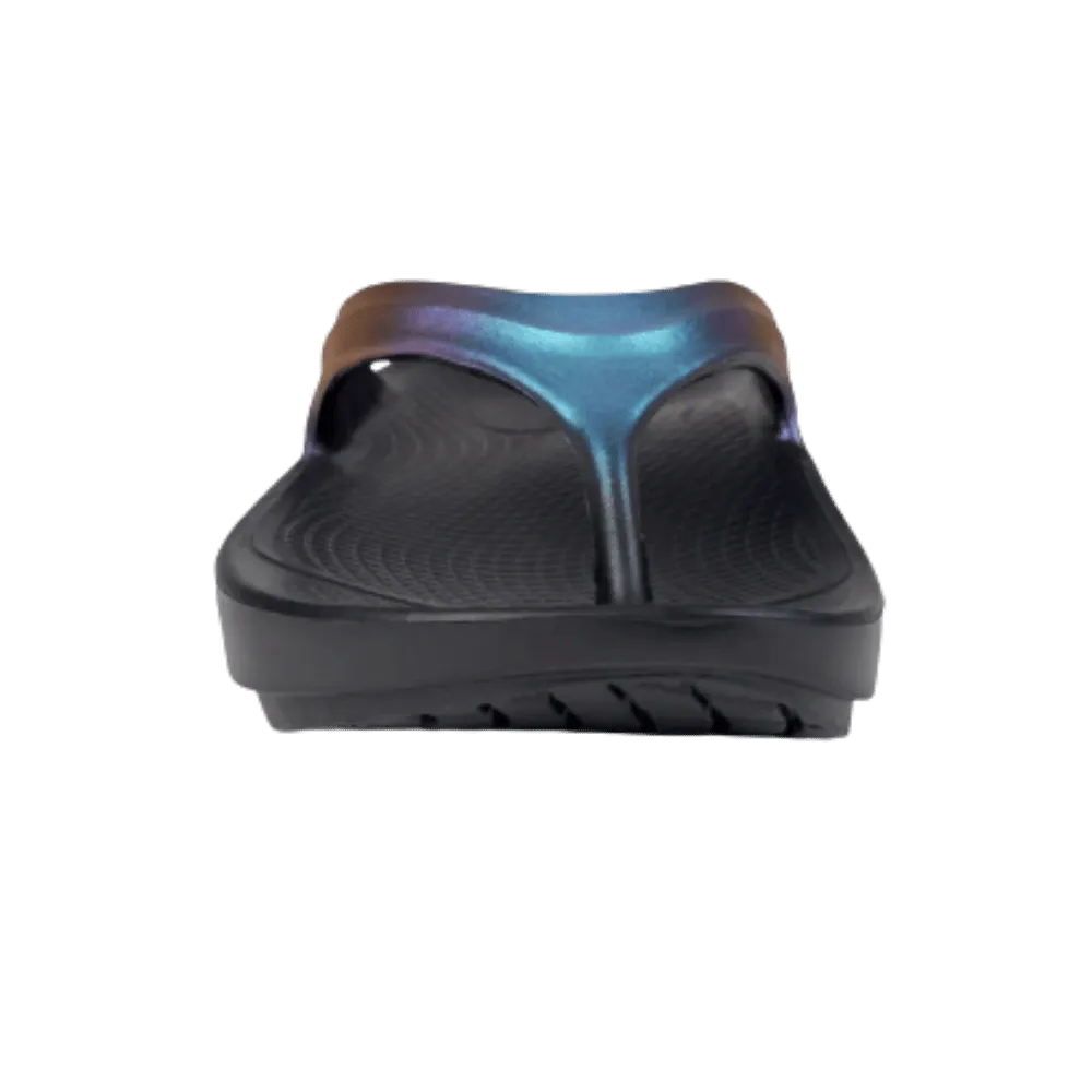 Oofos OOlala Luxe Sandal - Midnight Spectre