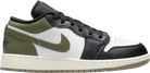 Air Jordan 1 Low 'Black Toe Medium Olive'