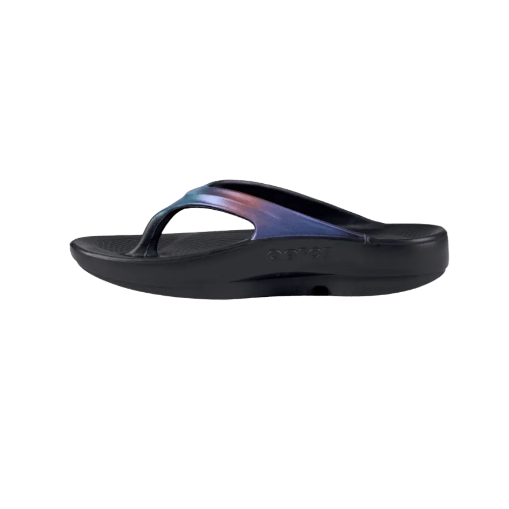Oofos OOlala Luxe Sandal - Midnight Spectre