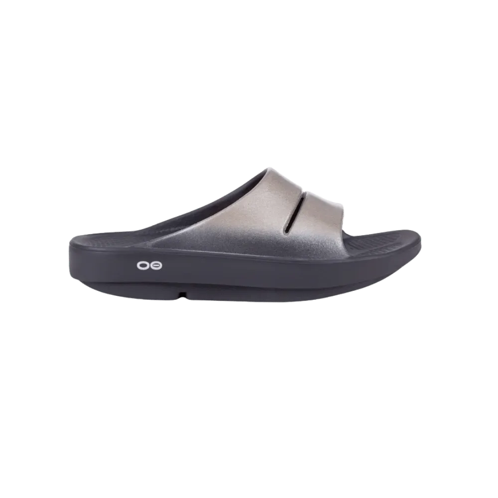 Oofos OOahh Luxe Slide Sandal - Latte