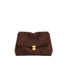 JW PEI Hilary Faux Suede Shoulder Bag - Dark Brown