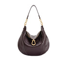 JW PEI Daria Metal Pendant Embellished Shoulder Bag - Dark Brown