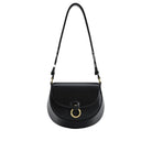 JW PEI Diana Ring Flap Saddle Bag - Black