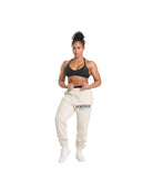 Gymshark Lifting Essentials Graphic Brushed Oversized Joggers oversized fit Oat White