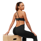Gymshark Lifting Dipped Waistband Flared Leggings Black