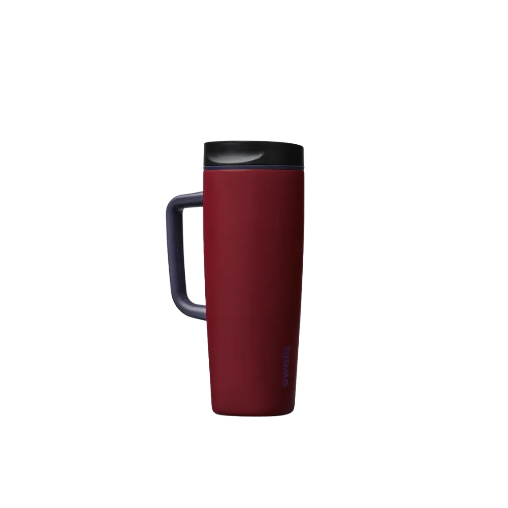 Owala Smoothsip-Slider-With-Handle 24oz "Burgundy Bay"