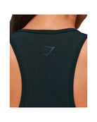 Gymshark Everyday Seamless Graphic Crop Tank Darkest Teal