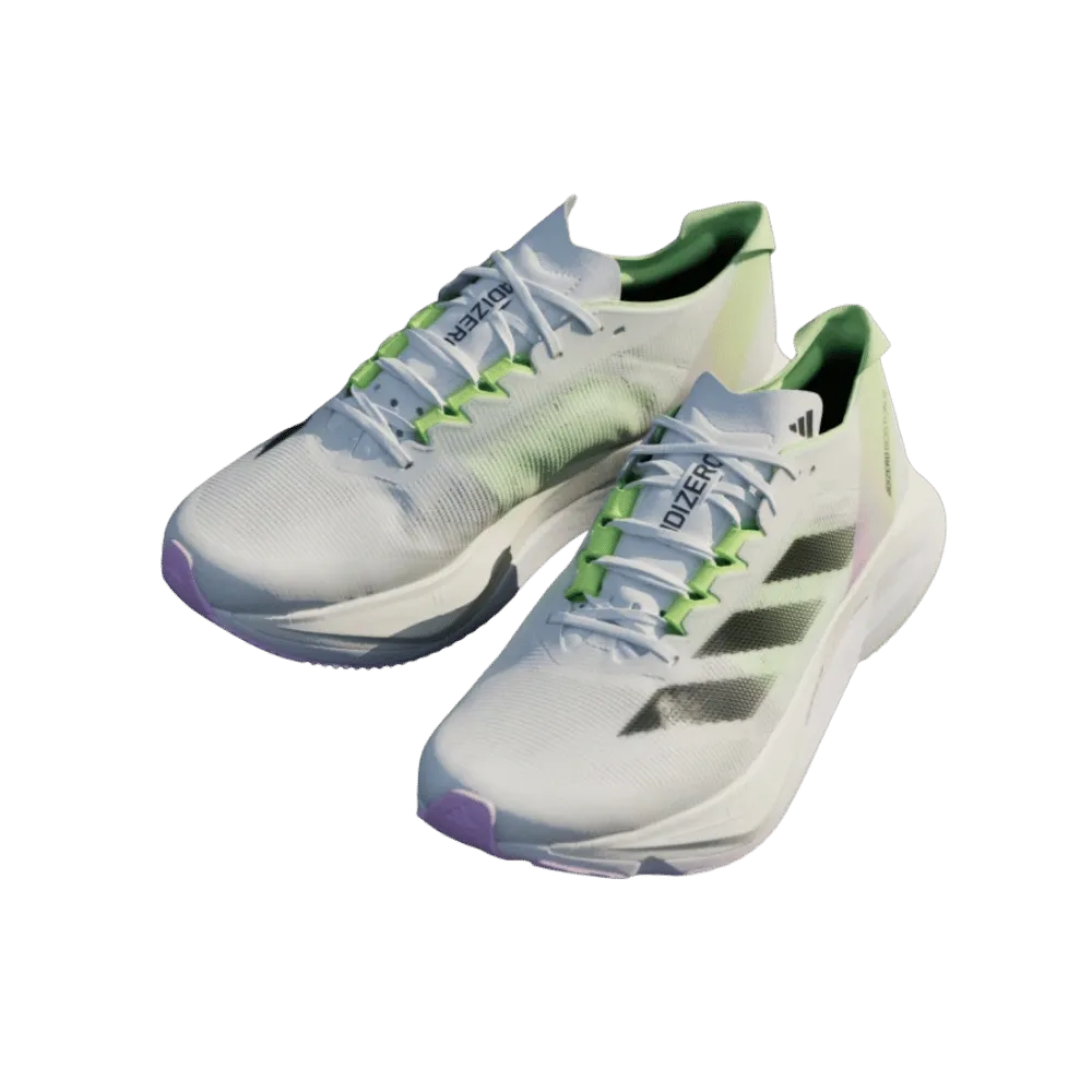 Adidas Adizero Boston 12 'White Green Spark'