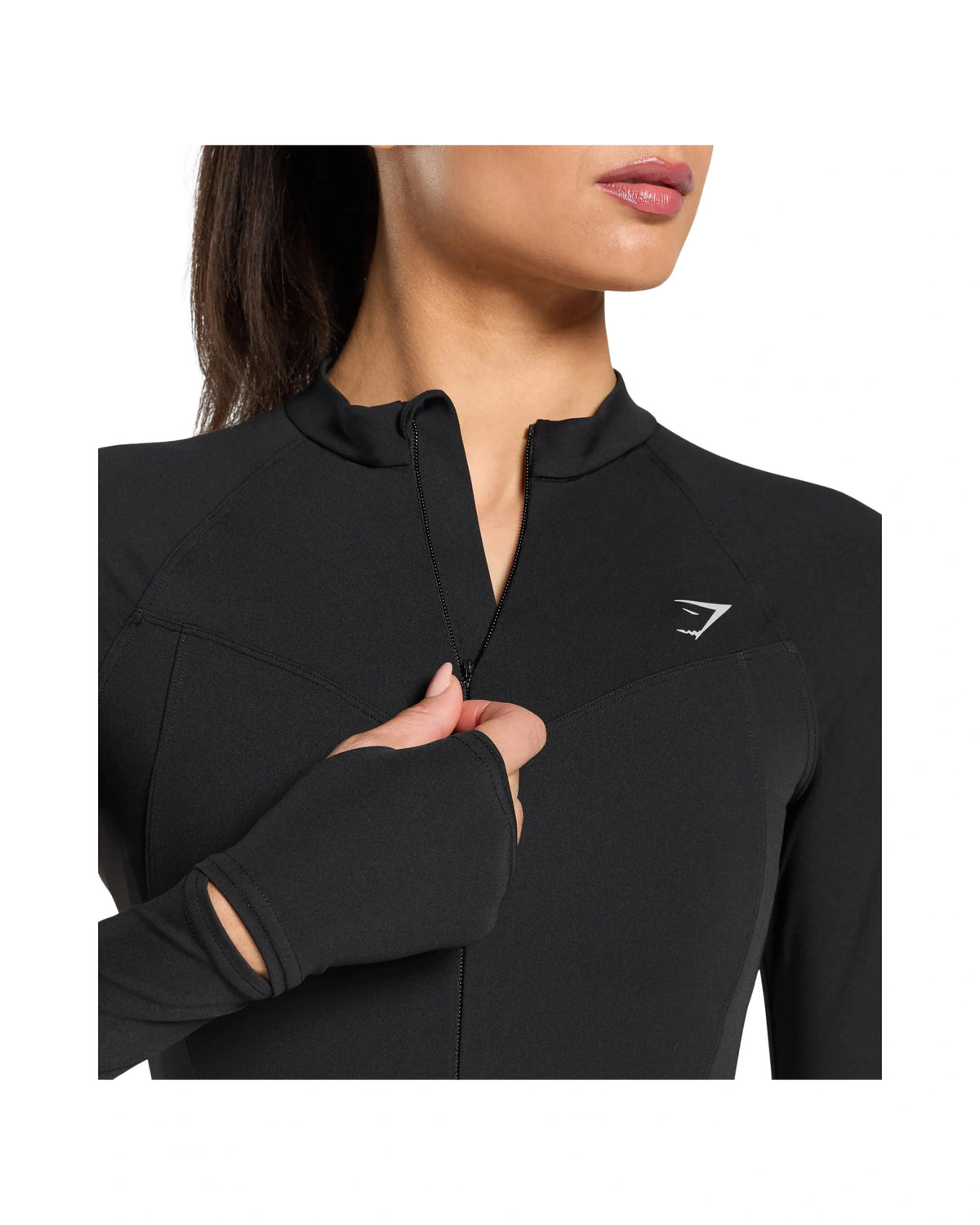 Gymshark Running Full Zip Jacket Black