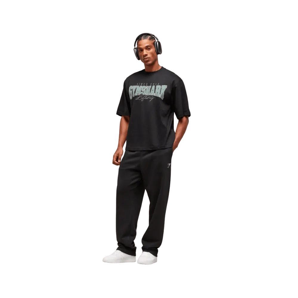 Gymshark Lifting Essentials T-Shirt Oversized Fit Black