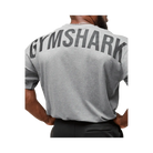 Gymshark Power T-Shirt Oversized Fit Charcoal Core Marl/Black