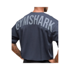 Gymshark Power T-Shirt Oversized Fit Heavy Blue