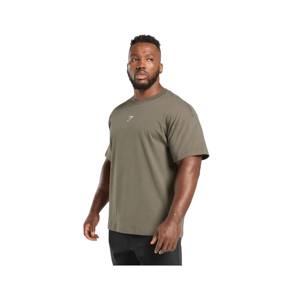 Gymshark Training Dept. T-Shirt Oversized Fit Camo Brown