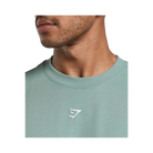 Gymshark Rest Day Essentials Boxy T-Shirt Oversized Fit Celeste Blue